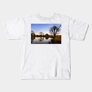 Richmond Park Sunrise Over White Ash Pond Kids T-Shirt